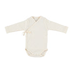 Bebe Organic Pointelle Wrap Onesie AW26