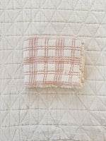New Grain French Plaid Twin Quilt - Petal