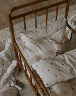 Garbo & Friends Poppy Seersucker Cot Bed Set