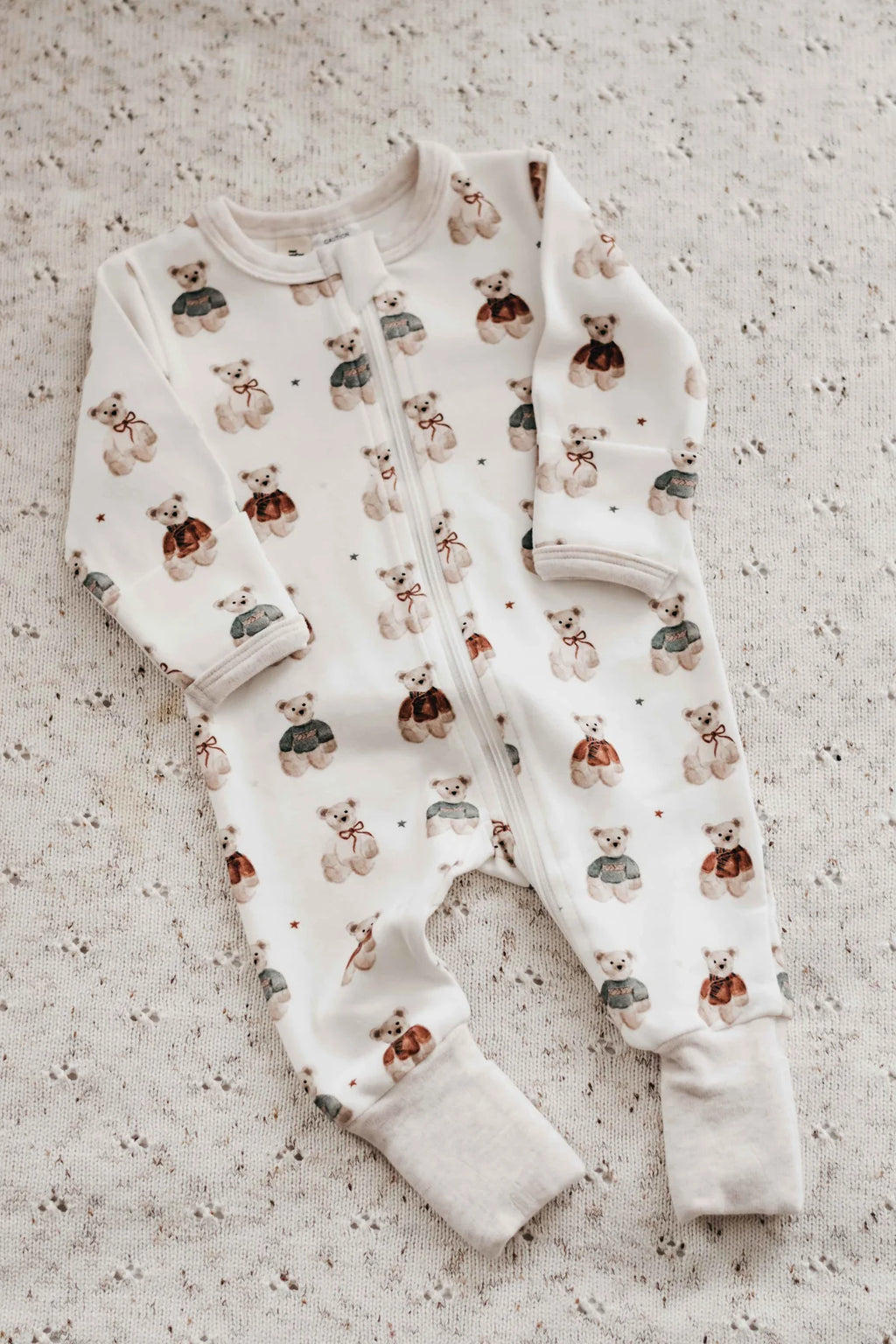 Bencer and Hazelnut Merry Peshal Zipsuit