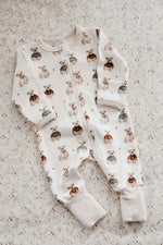 Bencer and Hazelnut Merry Peshal Zipsuit