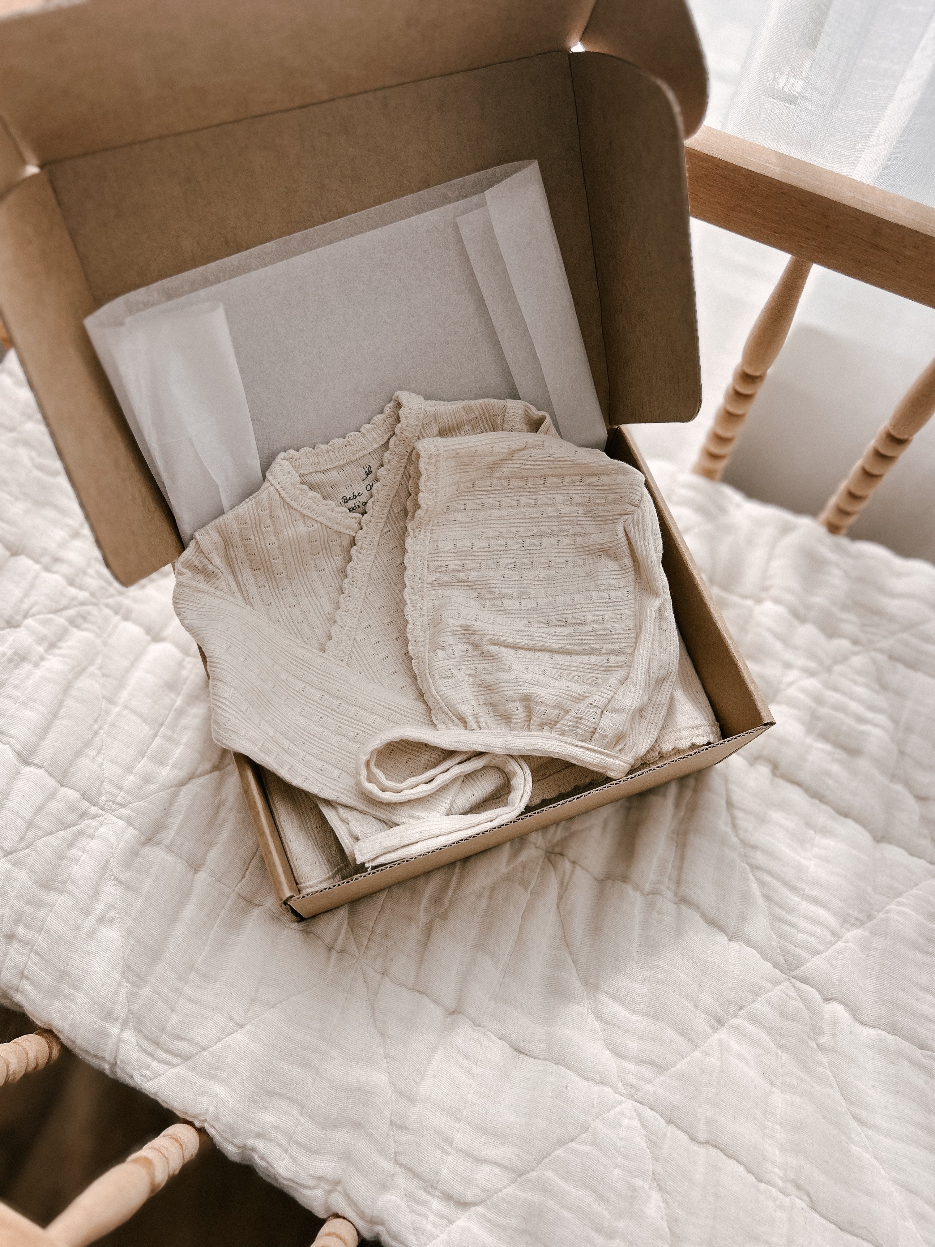 Baby Hamper - Bebe Gift Organic First Outfit