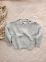 Poudre Organic Dandelion Sweater in Pastel Blue