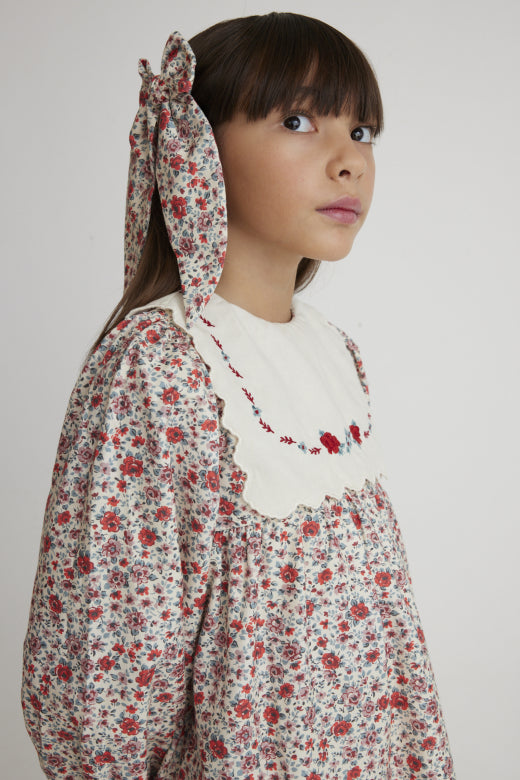 Bebe Organic Clementine Dress - Sweet Roses Floral