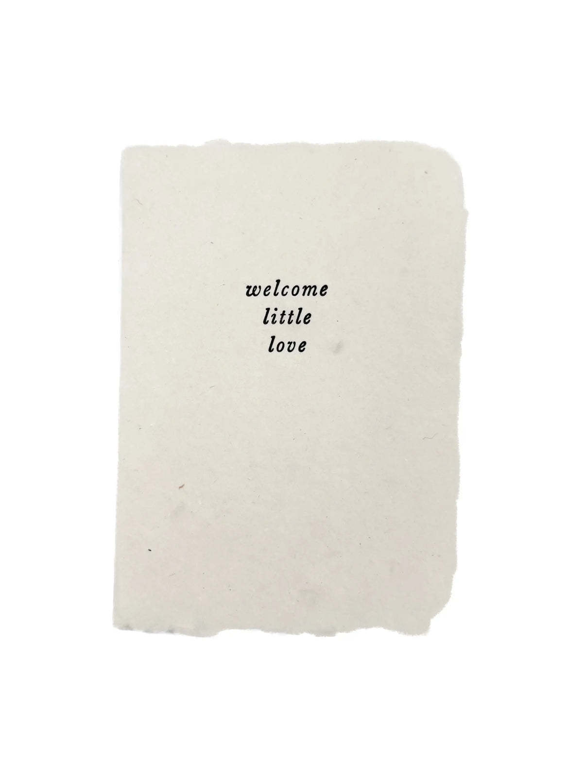 farmette "welcome little love" Card