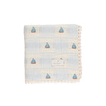 Bebe Organic Sailor Blanket Boat Patchwork in Atlantic