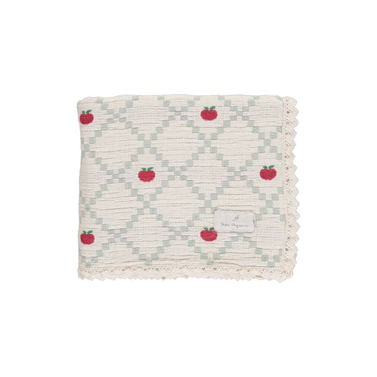 Bebe Organic Apple Patchwork Baby Blanket