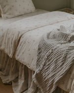 Garbo & Friends La Fraise Seersucker Single Duvet Cover