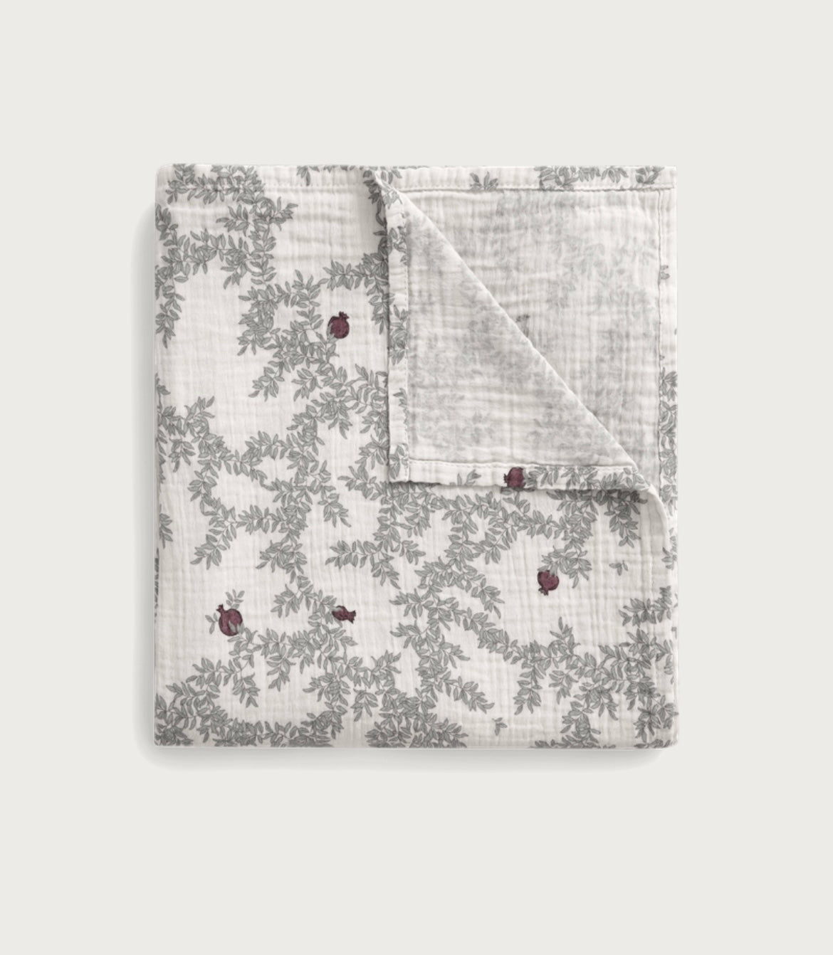 Garbo & Friends Pomegranate Muslin Swaddle Blanket