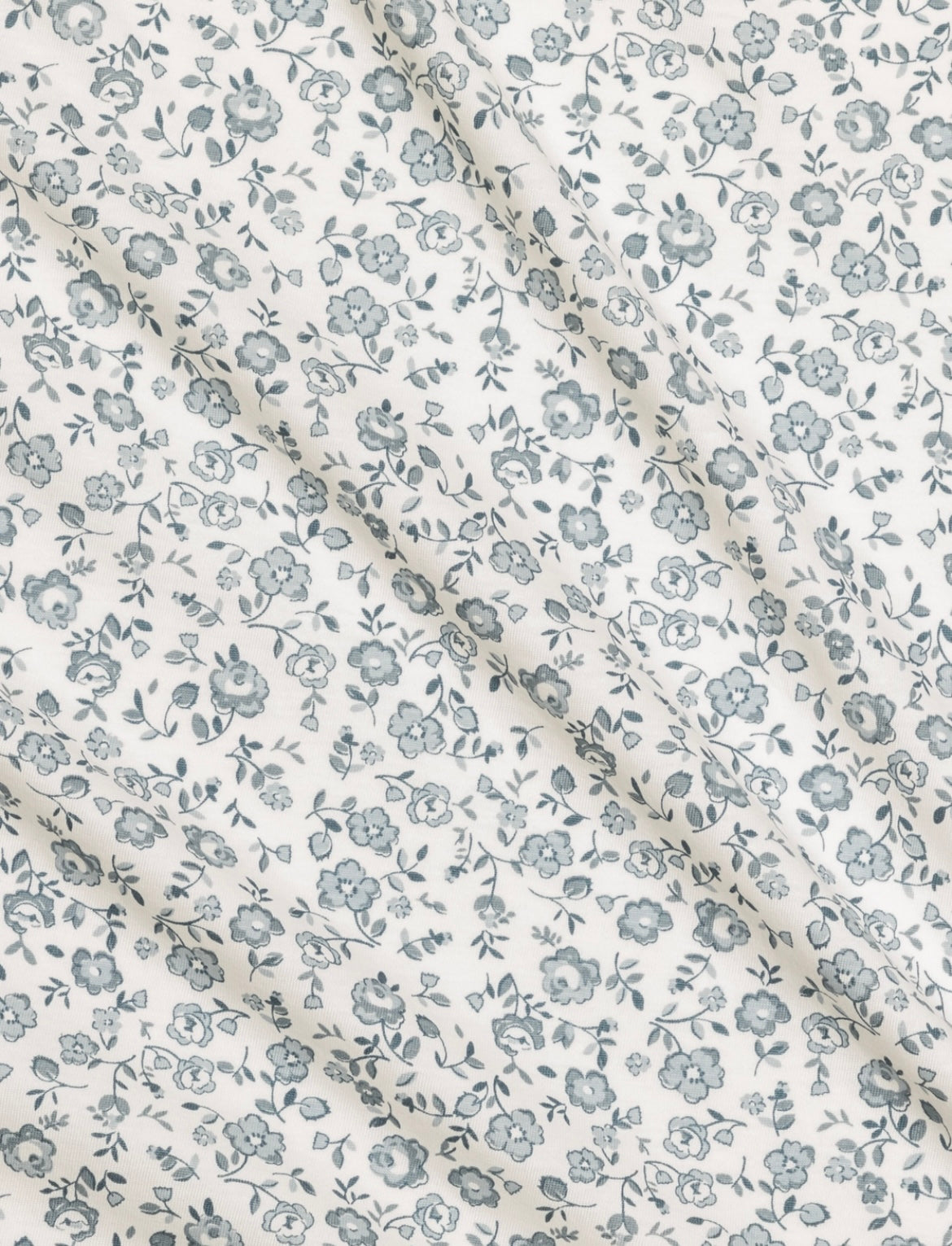 Colored Organics Swaddle Blanket in Lena Floral / Mist