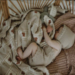 New Grain Patchwork Baby Blanket - Teddy