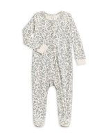 Colored Organics Footed Sleeper in Lena Flora / Mist