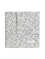 Colored Organics Swaddle Blanket in Lena Floral / Mist