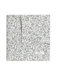Colored Organics Swaddle Blanket in Lena Floral / Mist