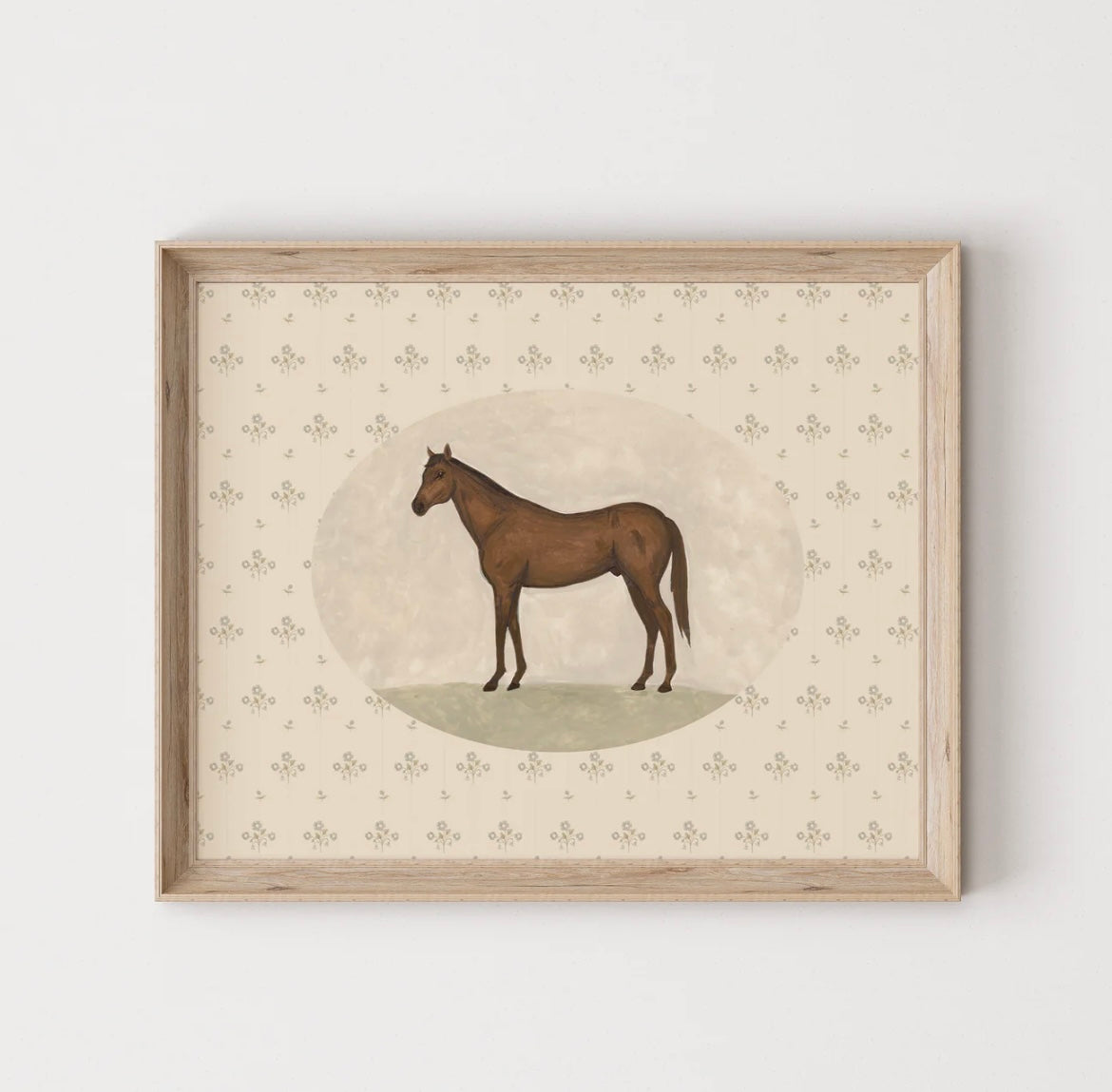 Vintage Horse Print