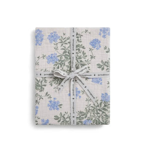 Garbo & Friends Plumbago Muslin Bassinet Fitted Sheet