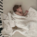 New Grain Quilted Blanket | Crib - Natural