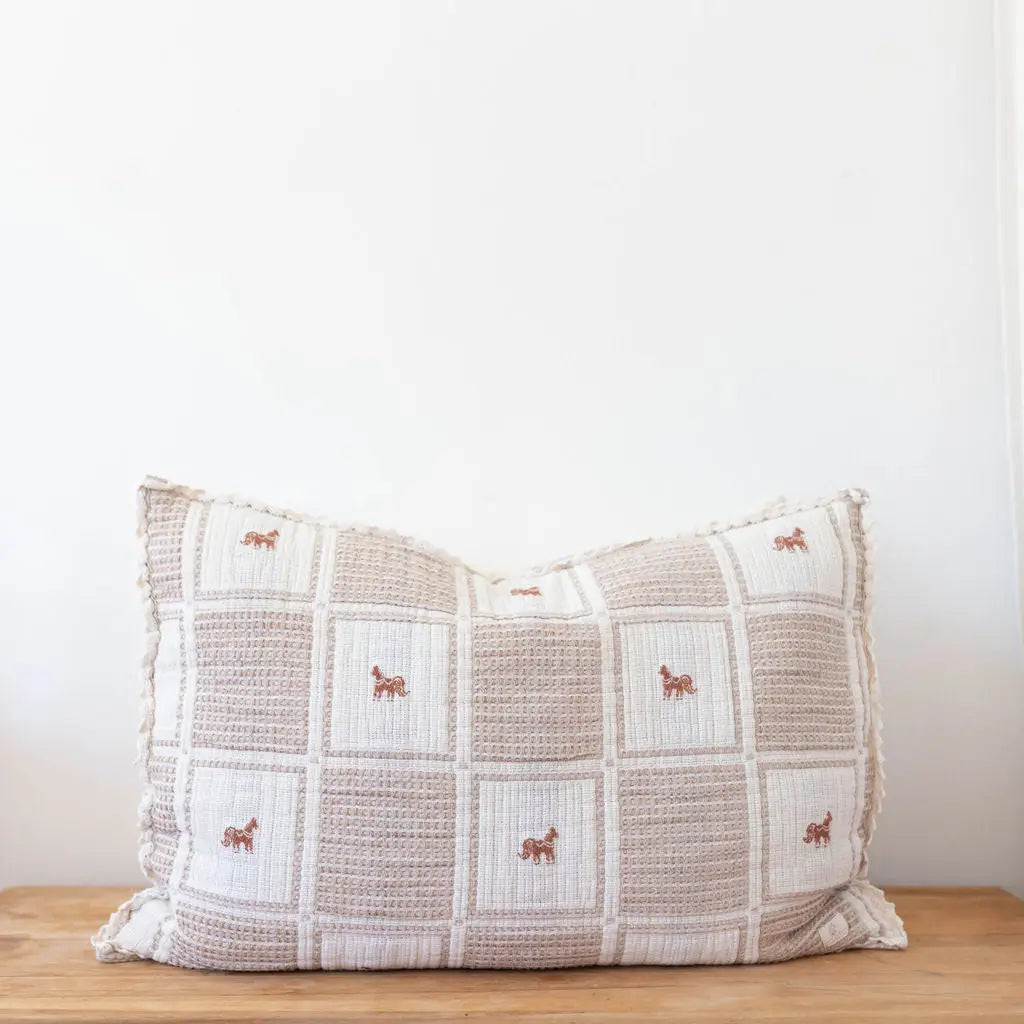 New Grain Patchwork Pillowcase - Pony