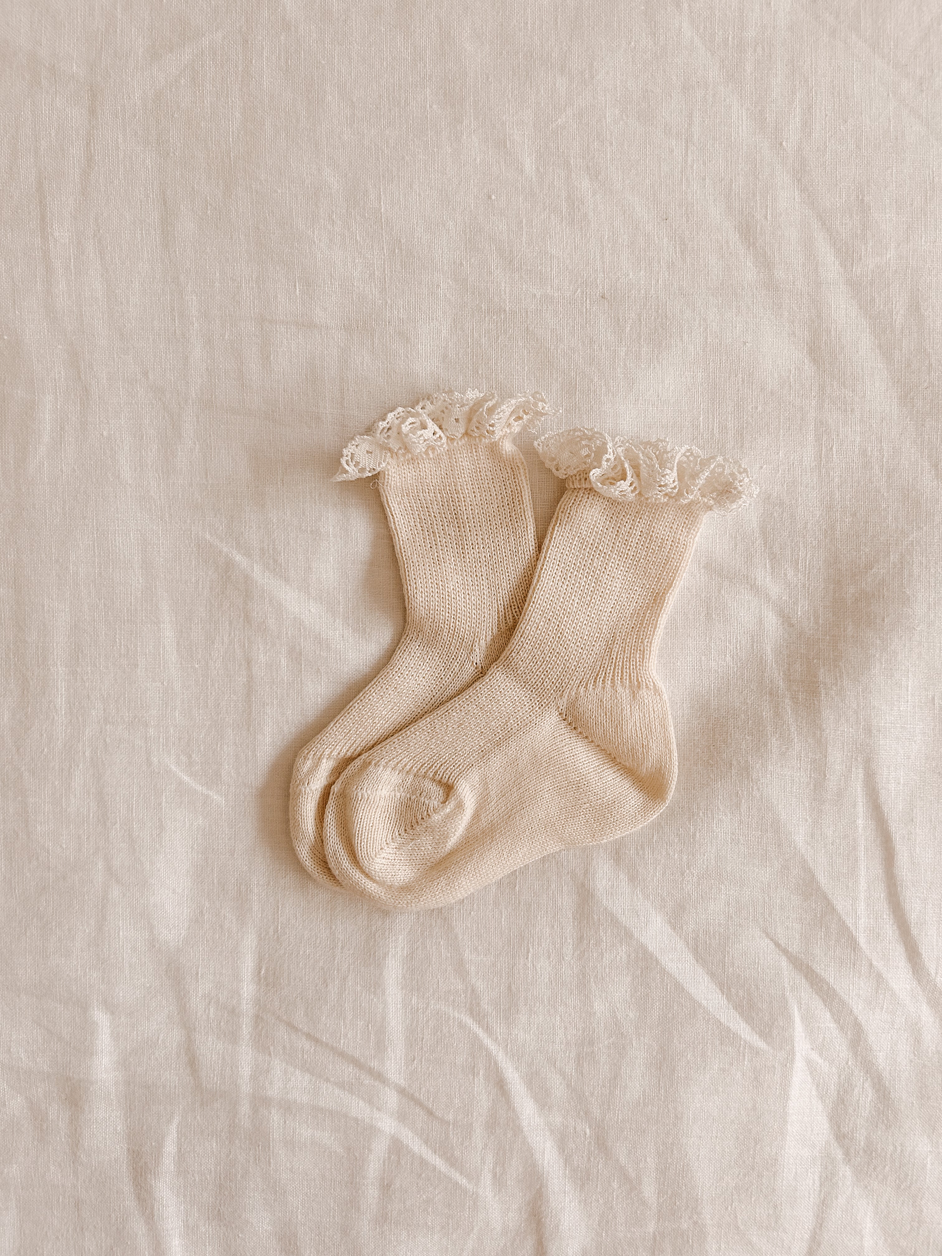 100% Organic Undyed Cotton Socks