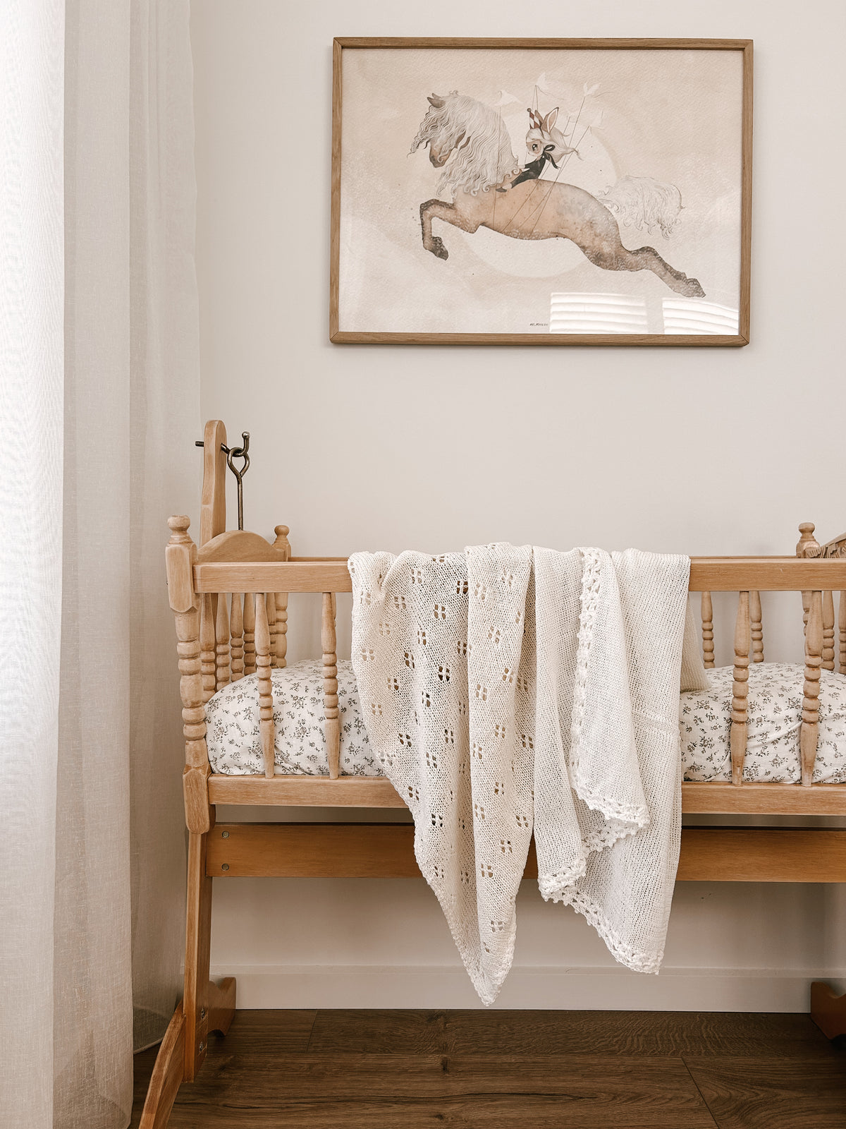 Gooseberry Fool Silk Sudha Swaddle Blanket