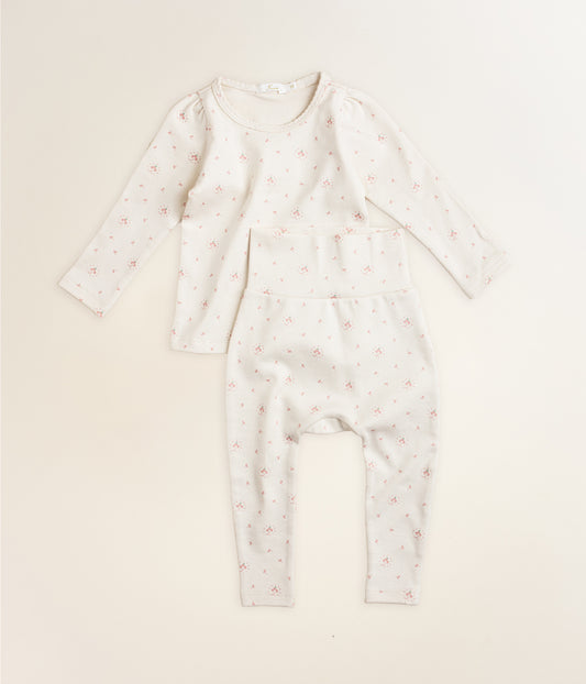 ferne baby Pouf Set - Pink Calico