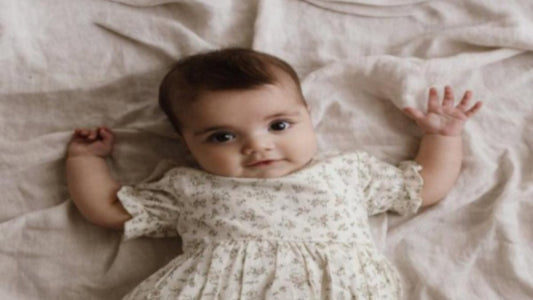 Blue Daisy Wares Olivia Romper in Darling Buds