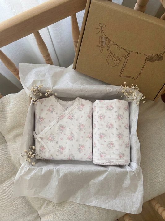 Baby Gift Hamper - Bebe Organic Amora Blooms Hamper
