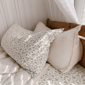 Pillowcase in Cream Muslin