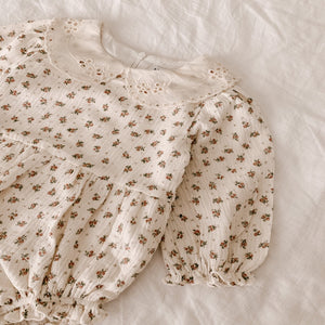Margot Romper in Rosie Floral