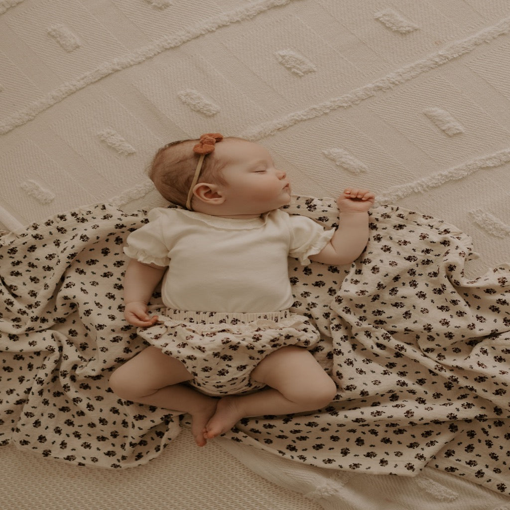 Swaddle in Christmas Floral