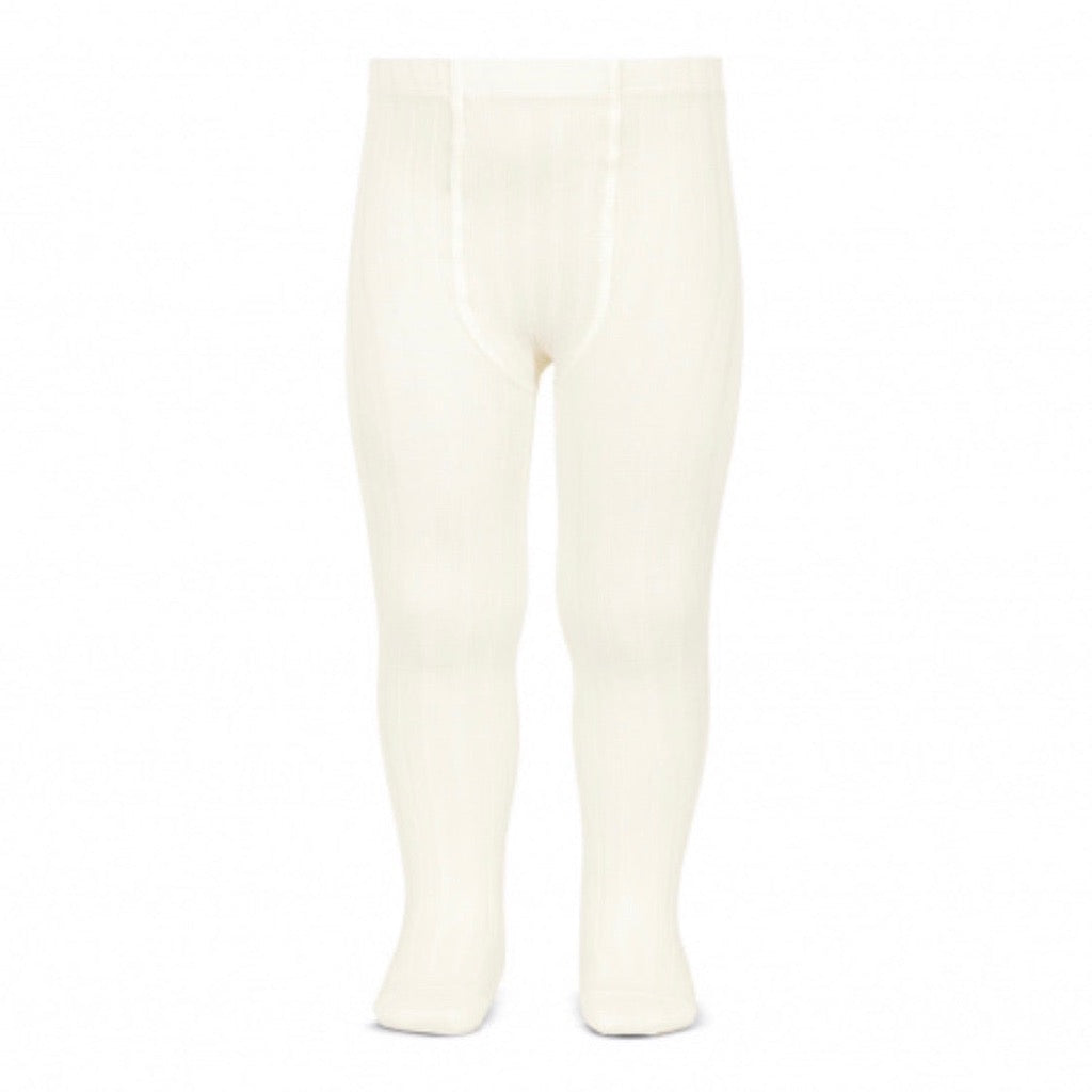 Condor Ribbed Tights in Cava (Beige)