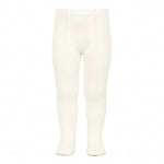 Condor Ribbed Tights in Cava (Beige)