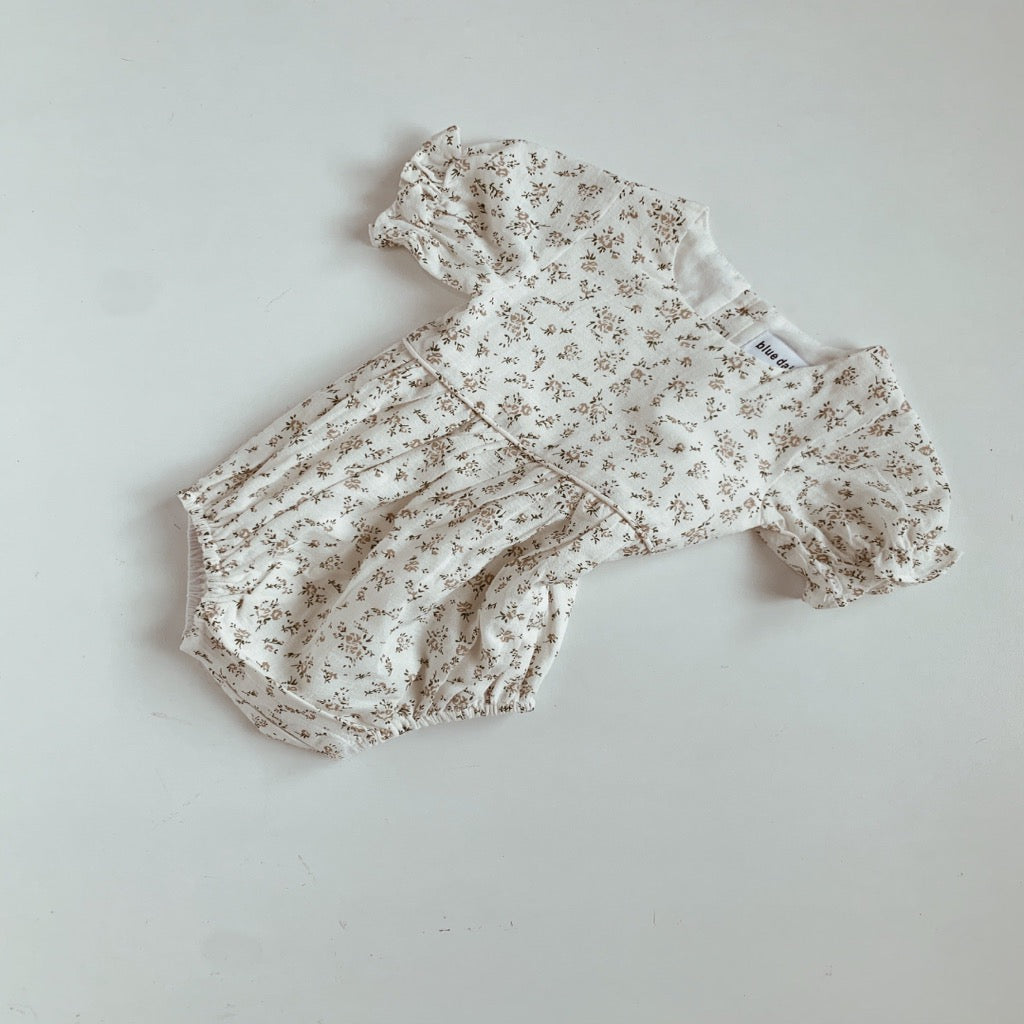 Blue Daisy Wares Olivia Romper in Darling Buds