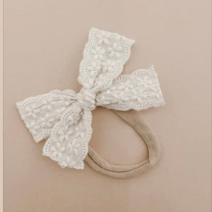 Mae & Rae Lace Bow Headband