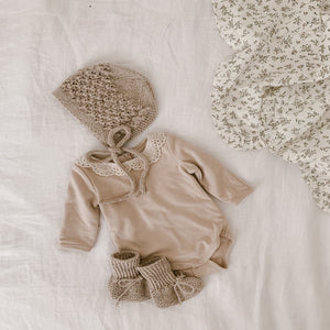 Chloe Bodysuit in Tea Rose