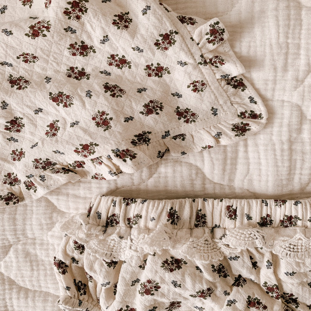 Swaddle in Christmas Floral